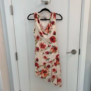 Haute Hippie a-symmetrical floral dress